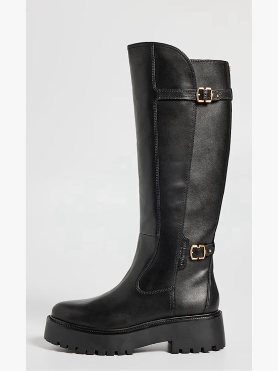 Sam Edelman Shoes - EUC Sam Edelman Black Leather Elayna Knee High Boot